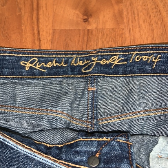 Ruehl No. 925 Distressed Denim Skirt - Picture 4 of 10